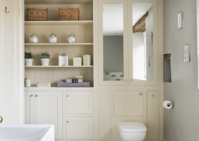 bespoke bathroom clever storage for a small space